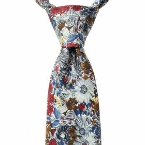 Vintage Marks & Spencer Men’s Silk Tie Multicolor Formal Floral